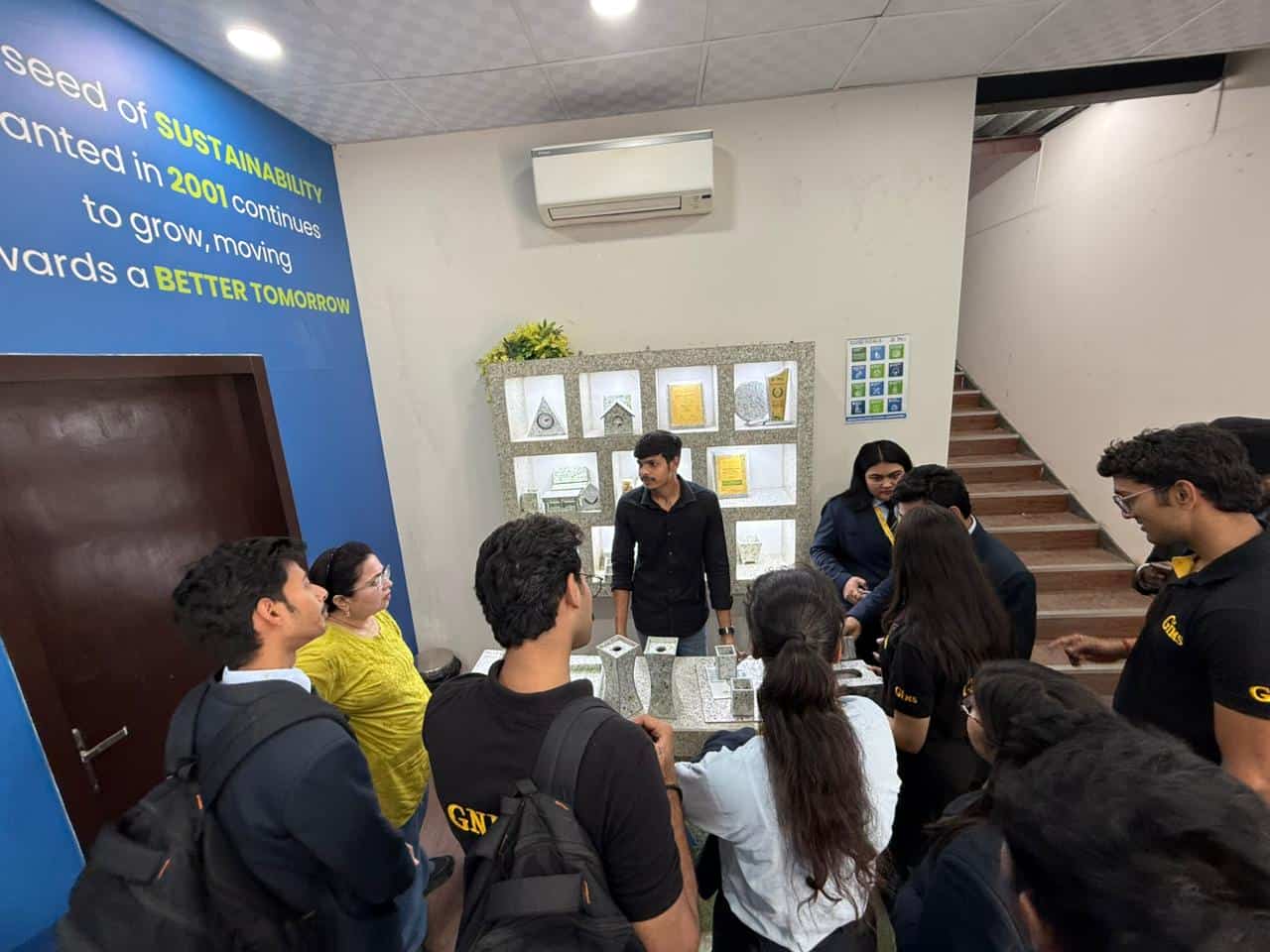 Students taking part in an awareness session